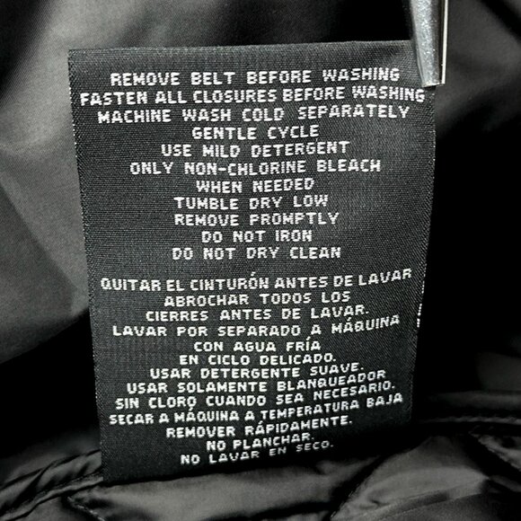 NWT 32 Degrees Heat Women's Full Zip Black Puffer Jacket Quilted | Size L - Picture 11 of 15